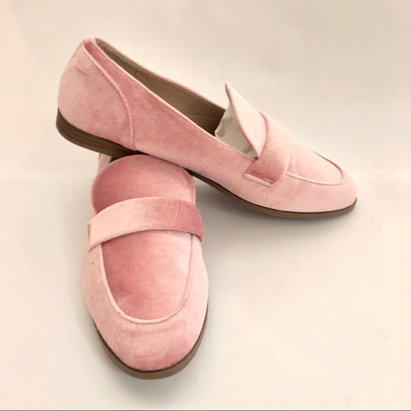 Primark Shoes - Primark Pink Velvet Loafers- NEW sz 8